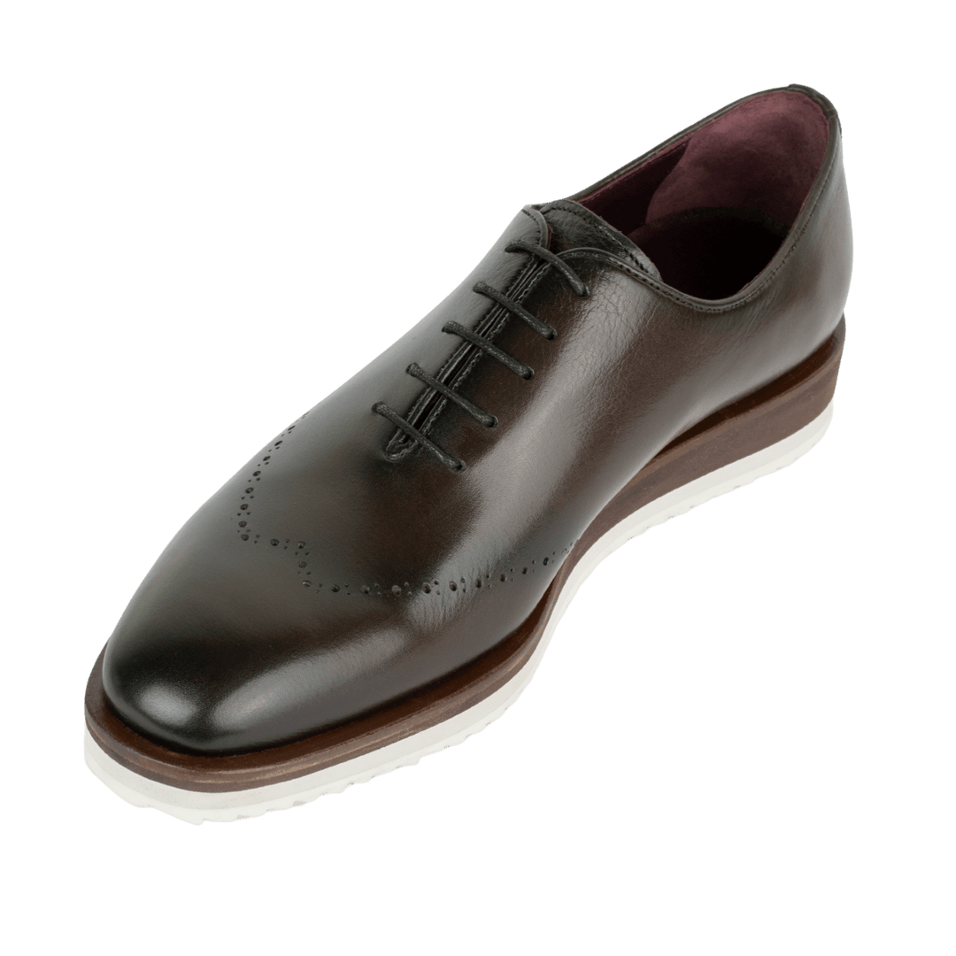 Horton : Richelieu Homme - Cuir Marron - Bleather Maroc