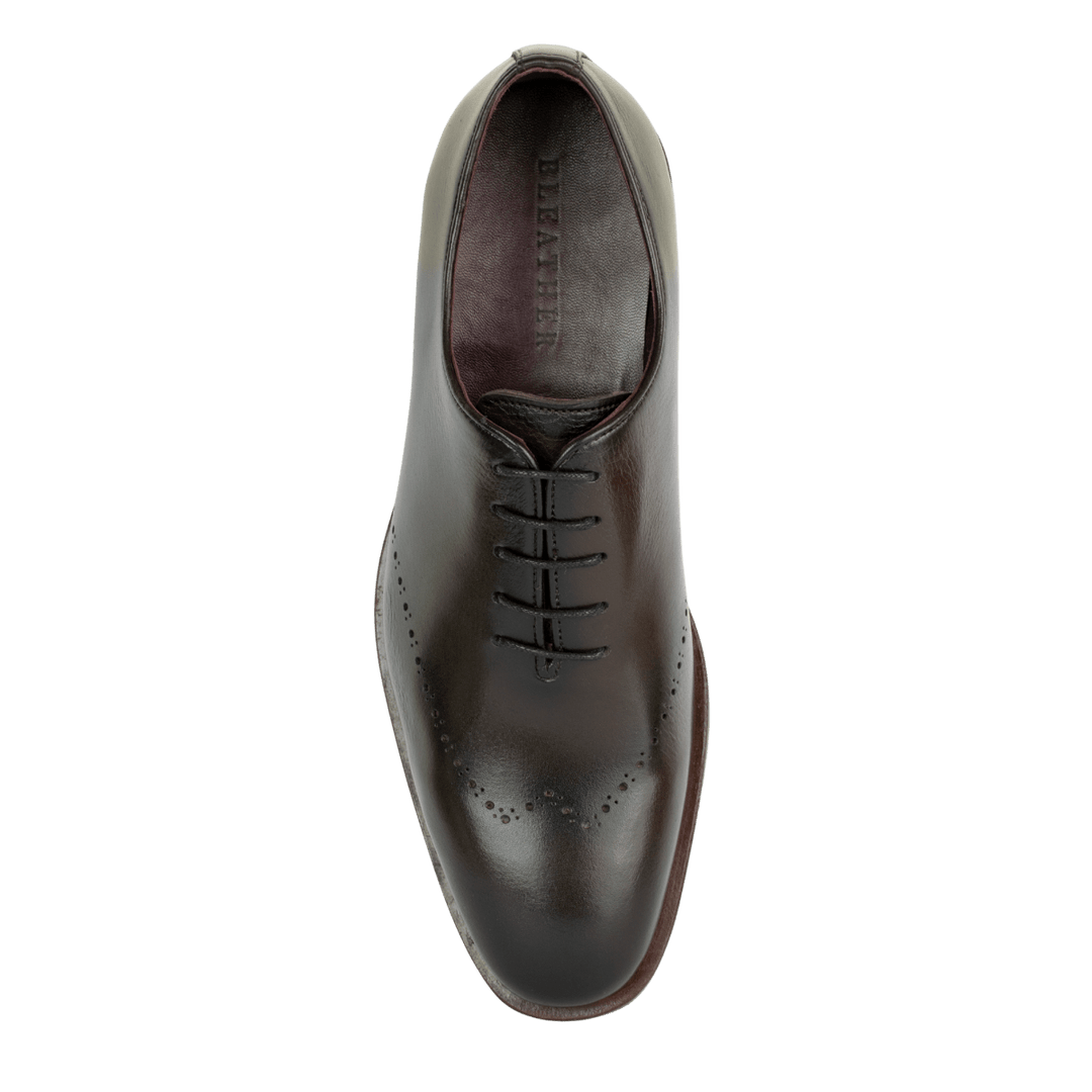 Horton : Richelieu Homme - Cuir Marron - Bleather Maroc