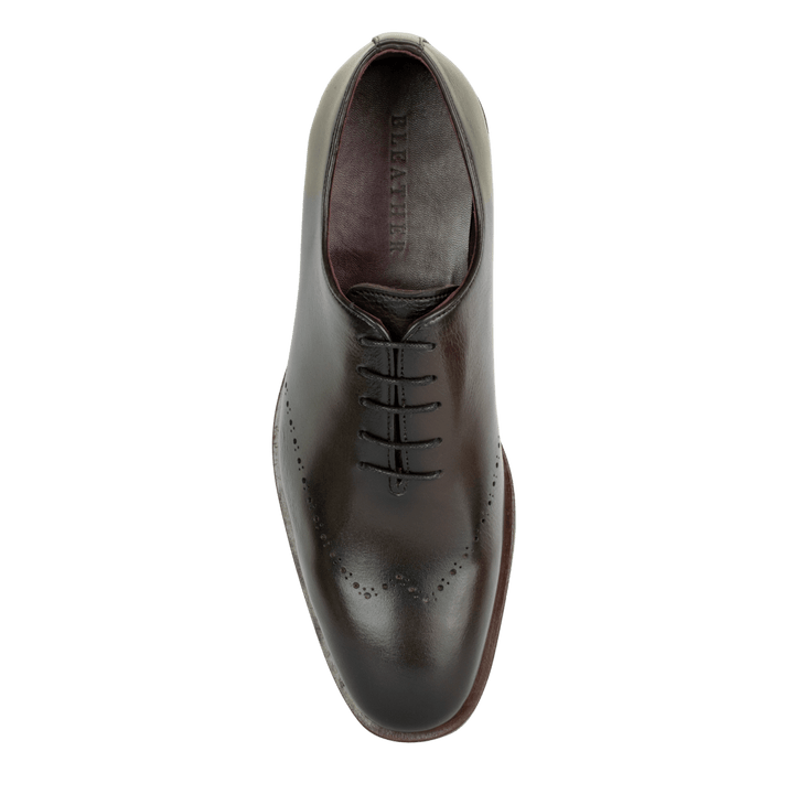 Horton : Richelieu Homme - Cuir Marron - Bleather Maroc
