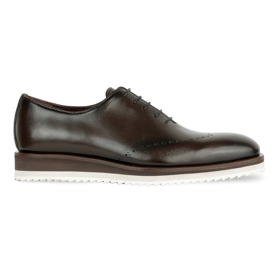 Horton : Richelieu Homme - Cuir Marron - Bleather Maroc