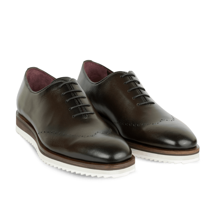 Horton : Richelieu Homme - Cuir Marron - Bleather Maroc