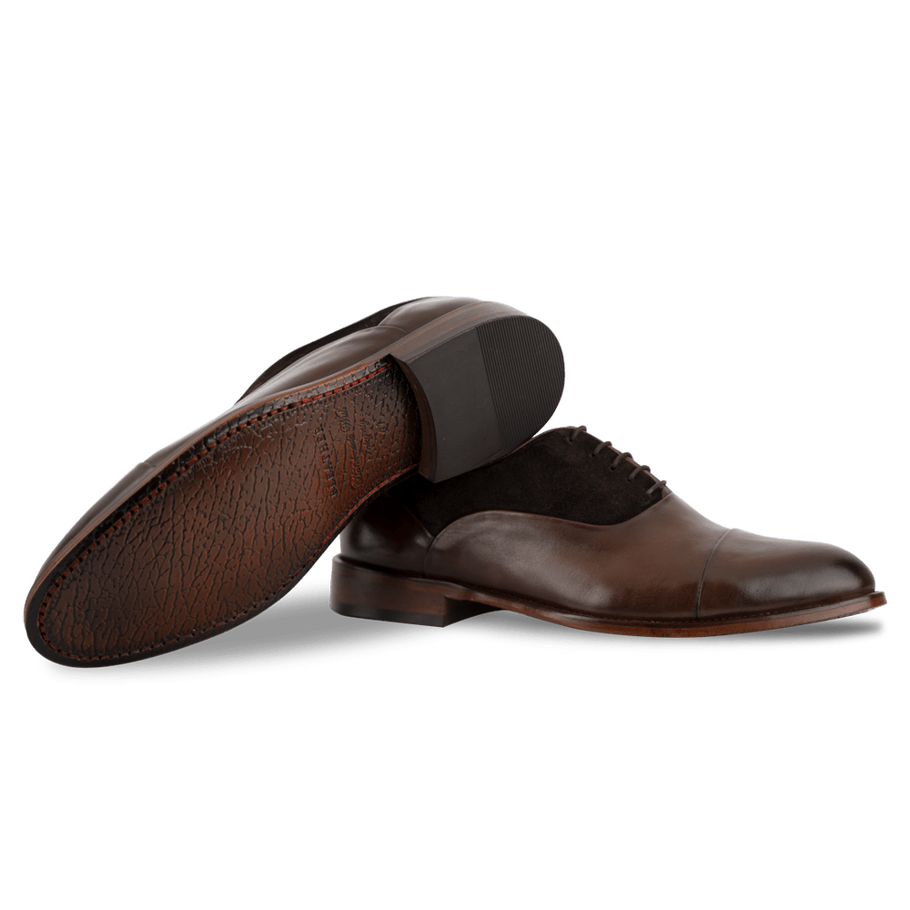 Hurst: Richelieu Homme - Cuir Marron - Bleather Maroc