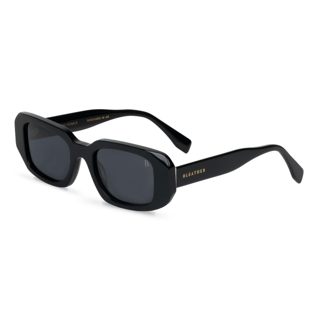 Iconic: Lunettes de soleil de luxe Noir - Bleather Maroc