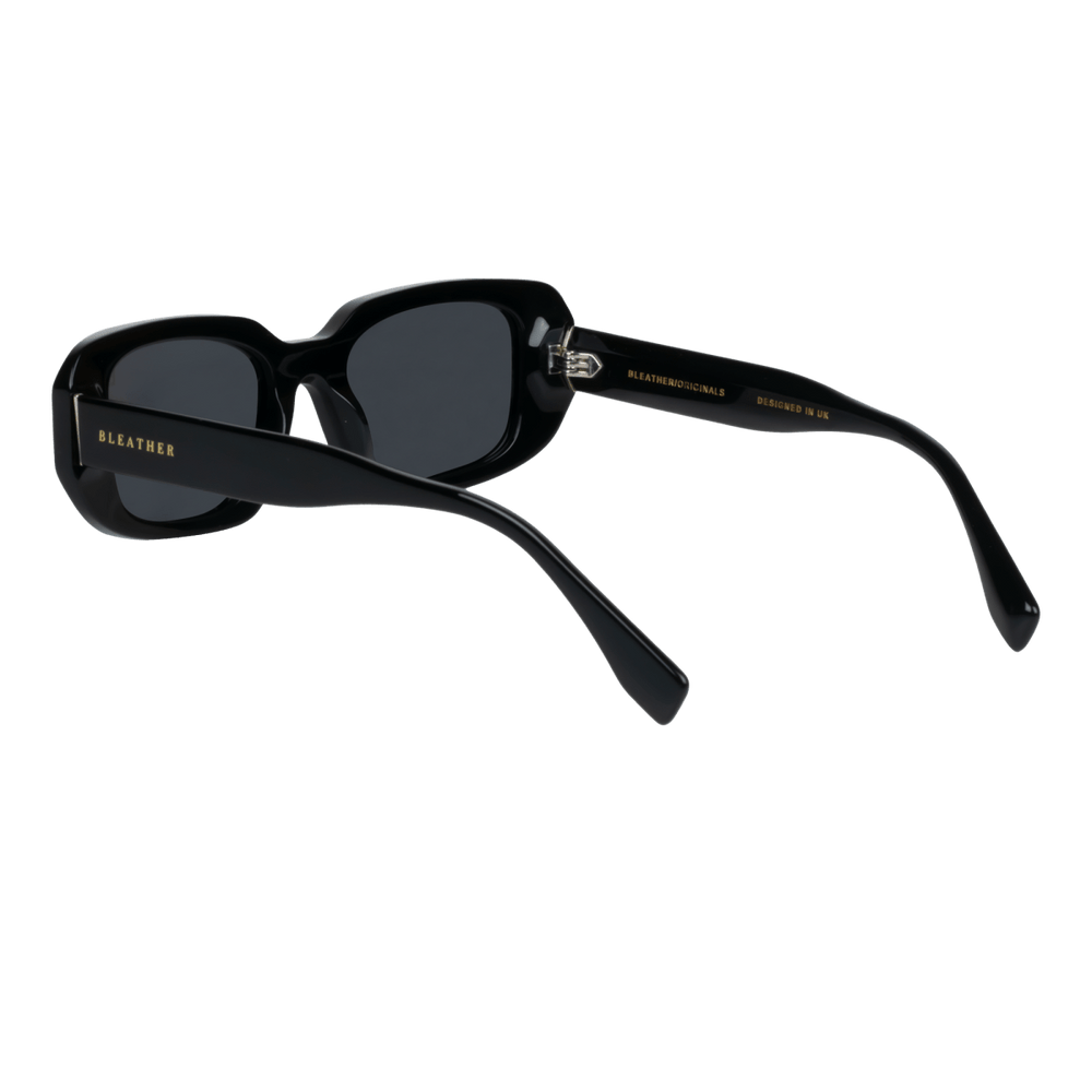 Iconic: Lunettes de soleil de luxe Noir - Bleather Maroc