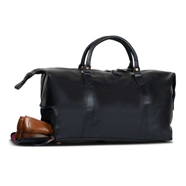 Imperial Essence: Sac de Voyage - Cuir Noir