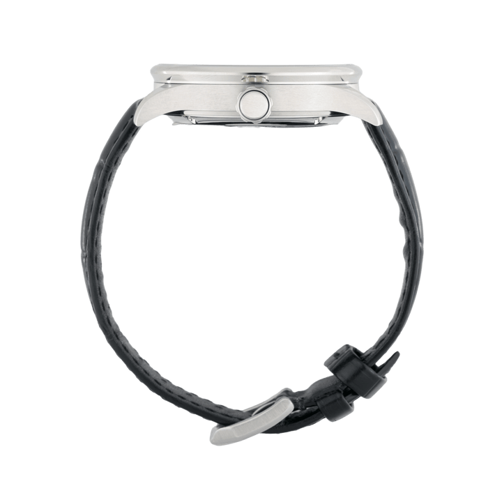 Imperium : Montre Automatique Homme – Cuir Croco Noir - Bleather Maroc