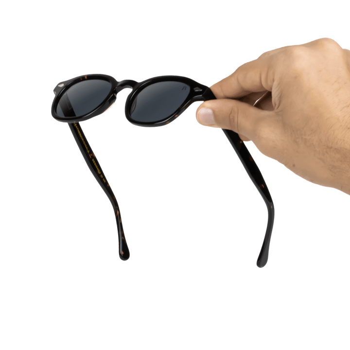 Ironwood: Lunettes de soleil de luxe Havane - Bleather Maroc