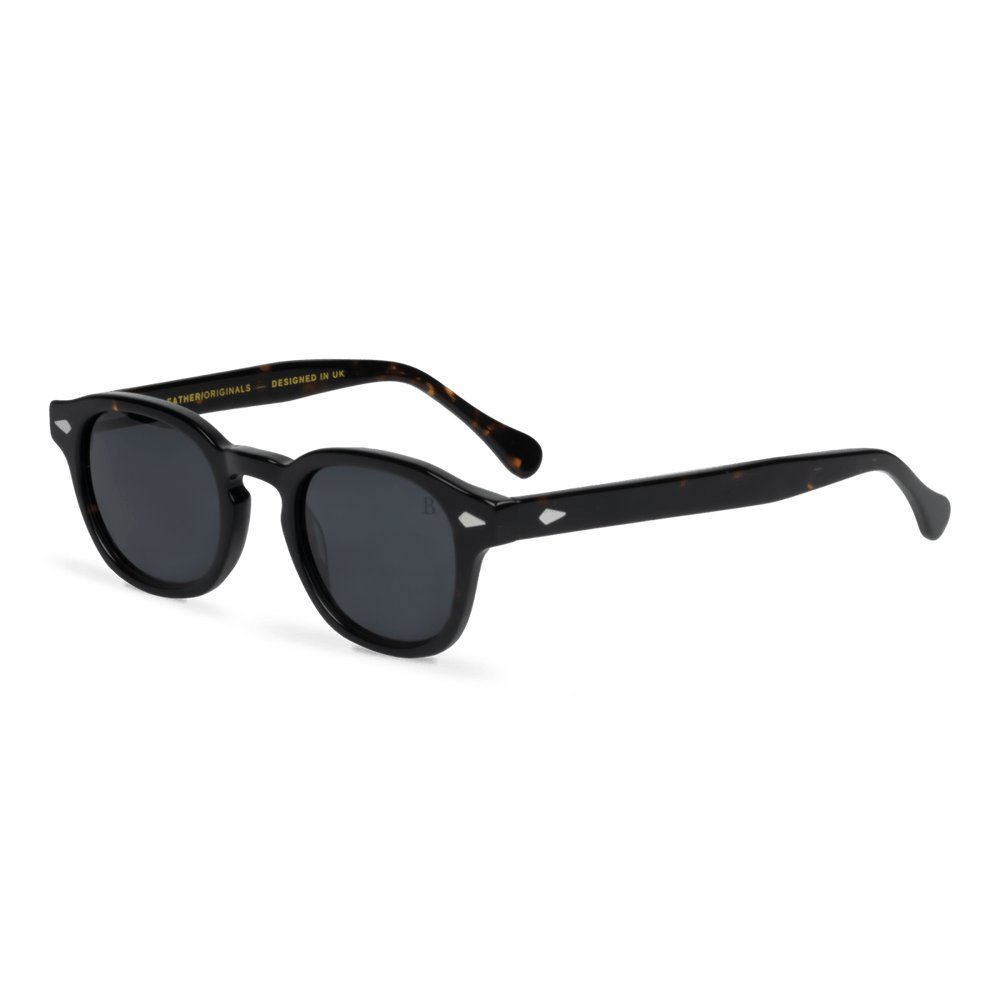 Ironwood: Lunettes de soleil de luxe Noir - Bleather Maroc