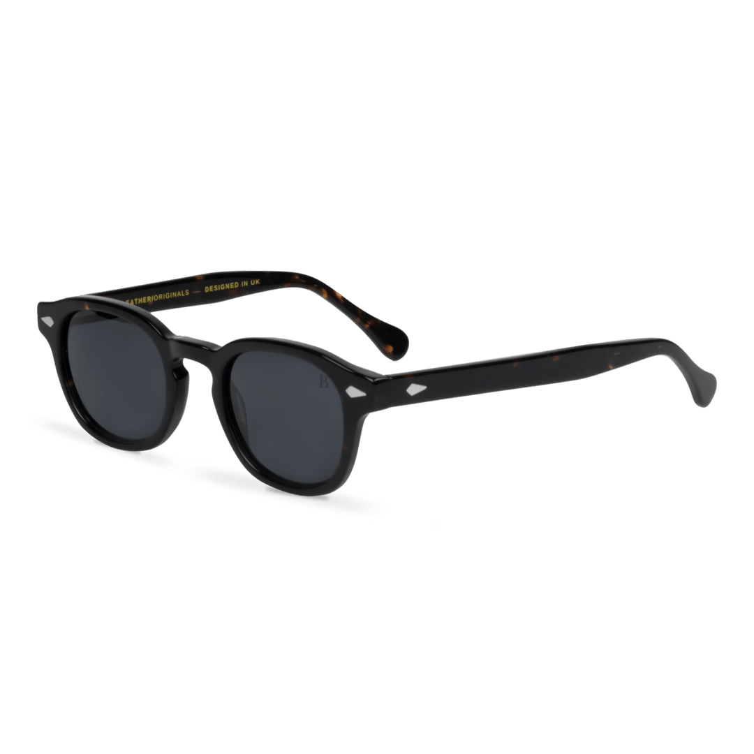 Ironwood: Lunettes de soleil de luxe Noir - Bleather Maroc