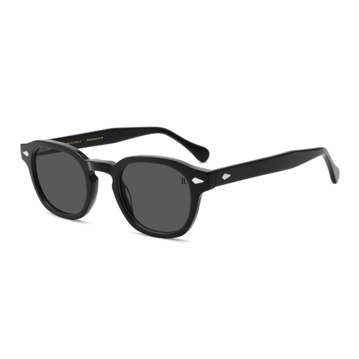Ironwood: Lunettes de soleil de luxe Noir - Bleather Maroc