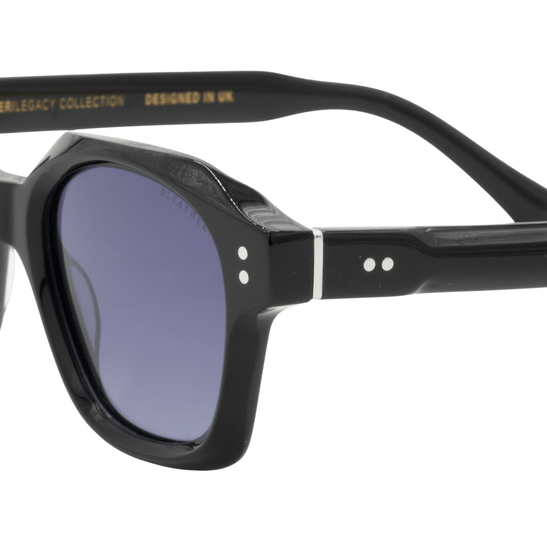 IVY: Lunettes de soleil de luxe Noir dég/Noir - Bleather Maroc
