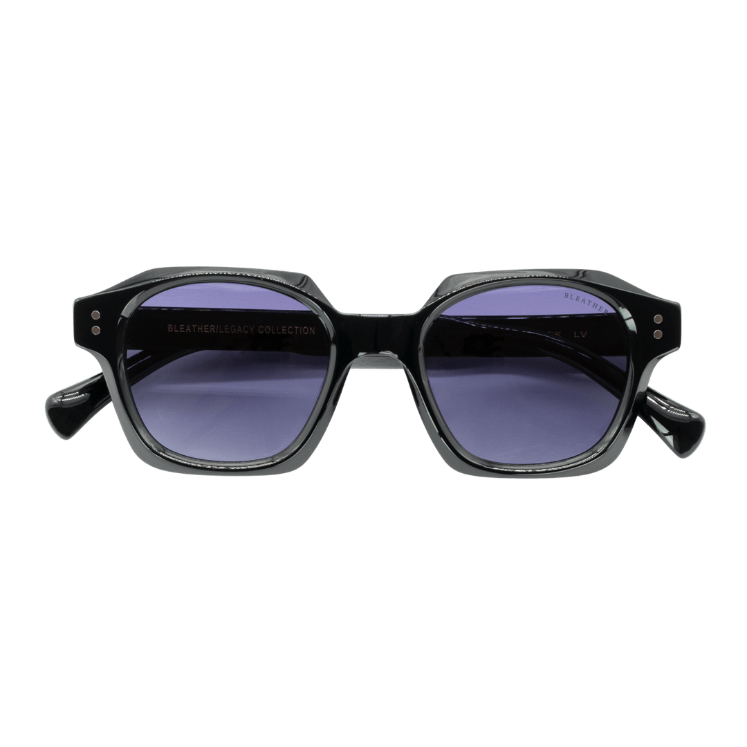 IVY: Lunettes de soleil de luxe Noir dég/Noir - Bleather Maroc
