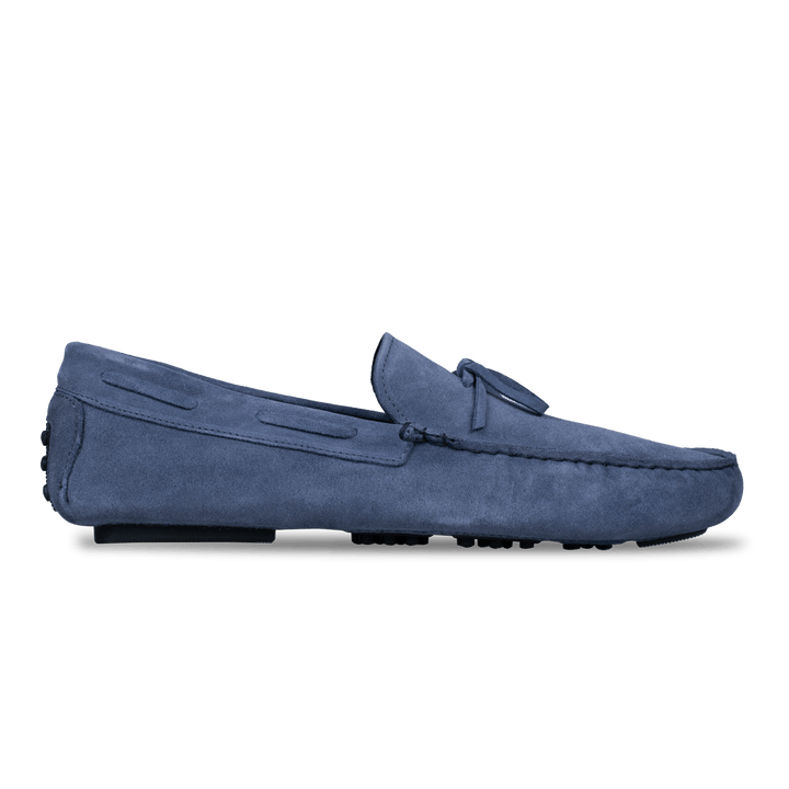 Jacob: Mocassin Homme - Gomme Bleu Persan - Bleather Maroc