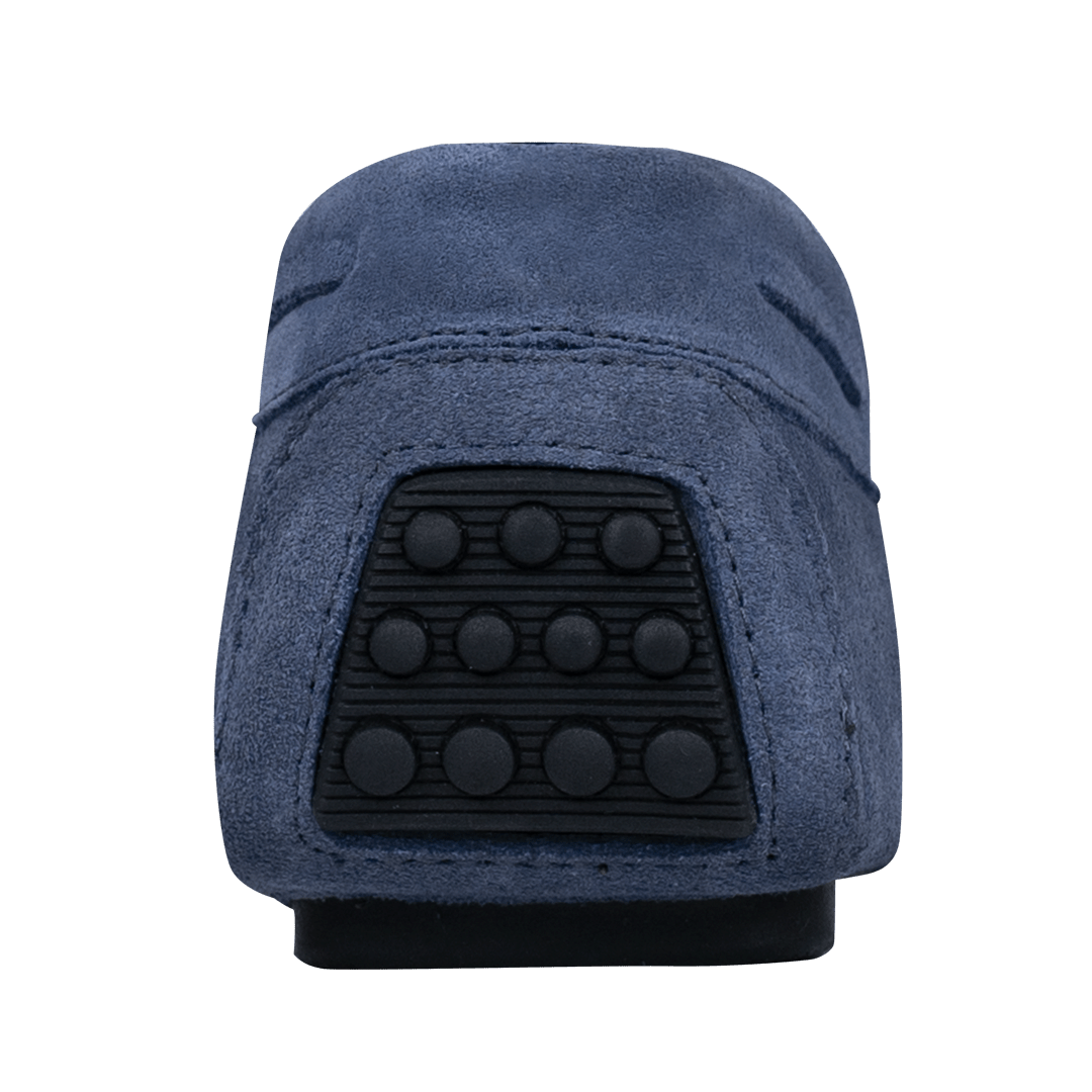 Jacob: Mocassin Homme - Gomme Bleu Persan - Bleather Maroc
