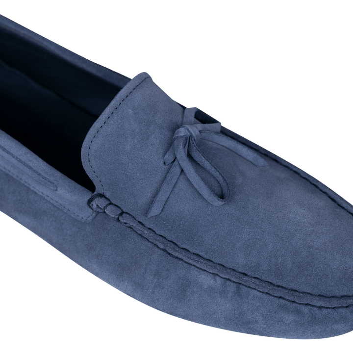 Jacob: Mocassin Homme - Gomme Bleu Persan - Bleather Maroc