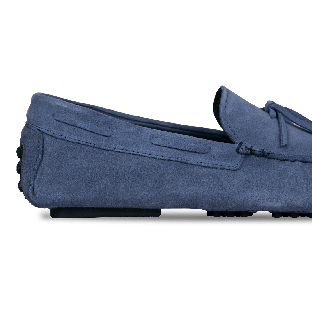Jacob: Mocassin Homme - Gomme Bleu Persan - Bleather Maroc
