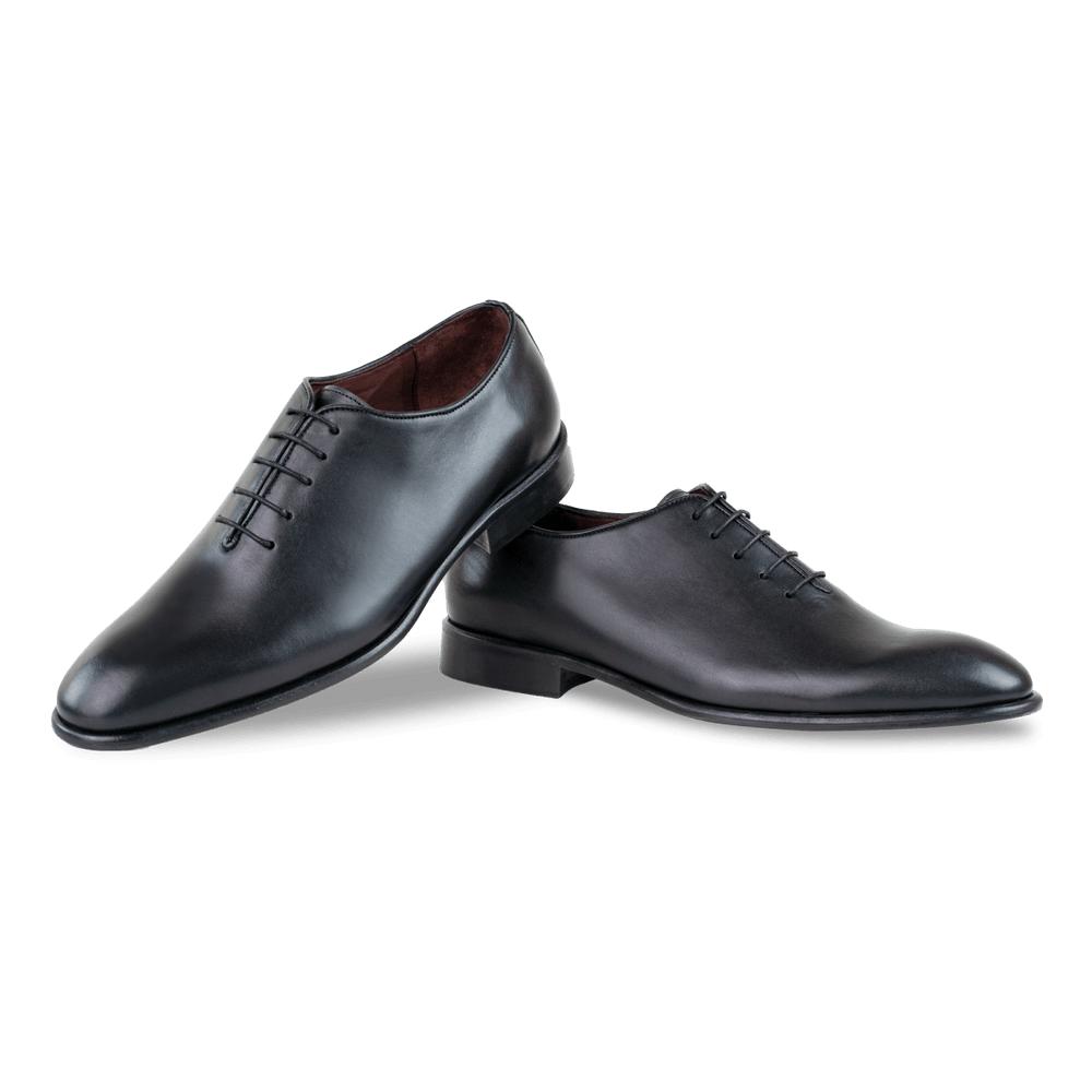 Landon: Richelieu Homme - Cuir Noir - Bleather Maroc