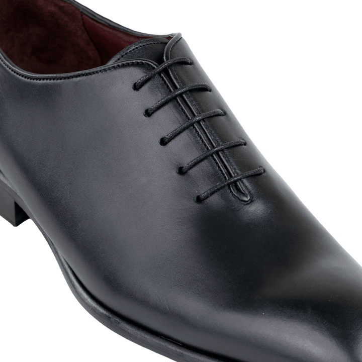 Landon: Richelieu Homme - Cuir Noir - Bleather Maroc