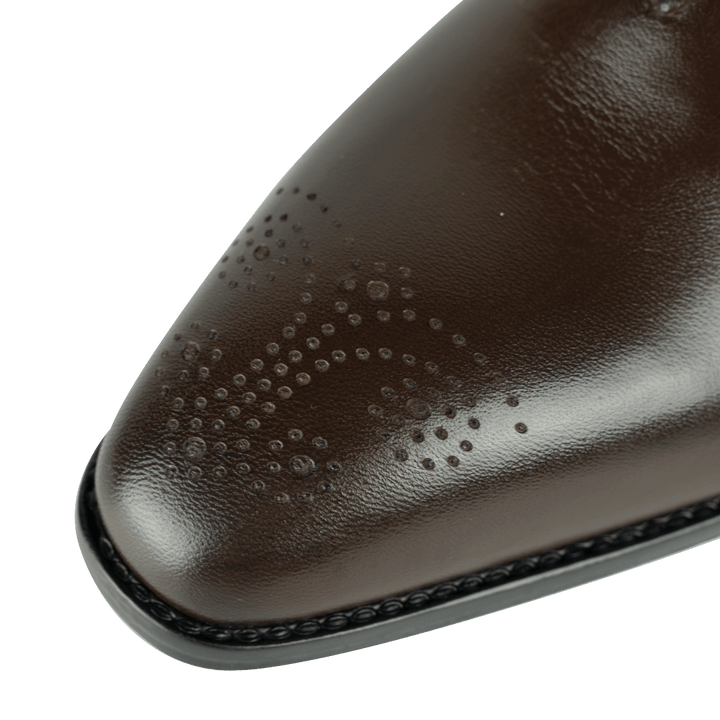 Lanner: Richelieu Homme - Cuir Marron - Bleather Maroc