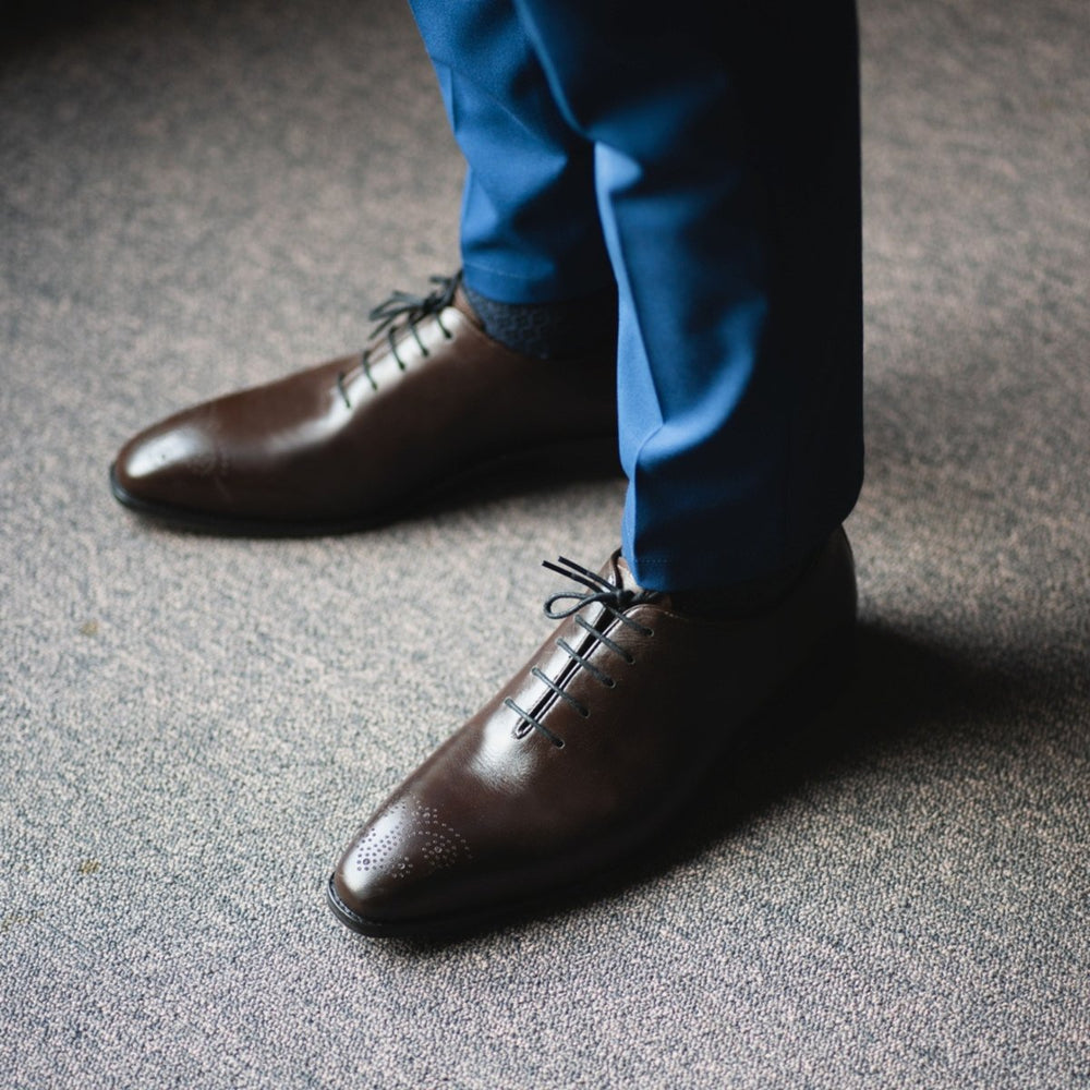 Lanner: Richelieu Homme - Cuir Marron - Bleather Maroc