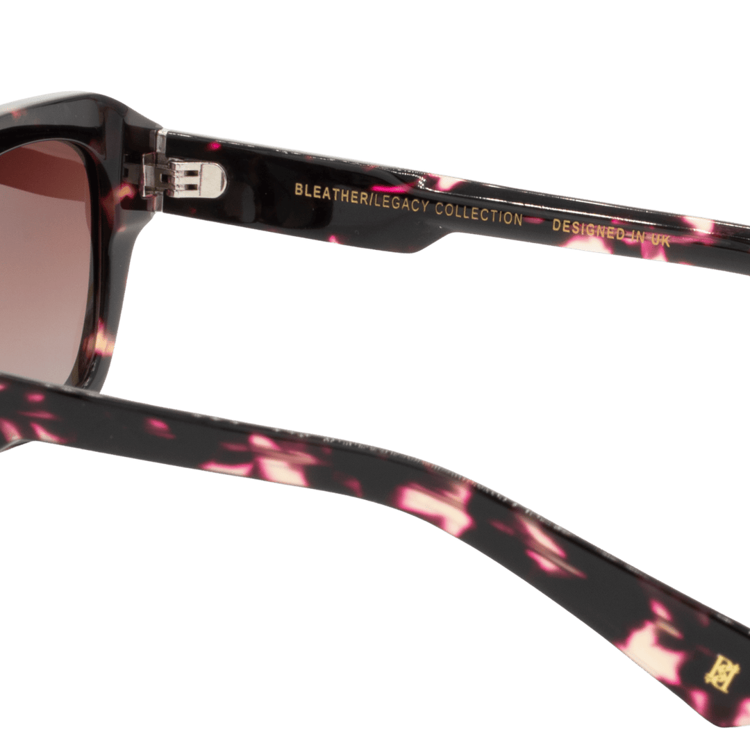 Lennox: Lunettes de soleil de luxe Marron/Coloré - Bleather Maroc