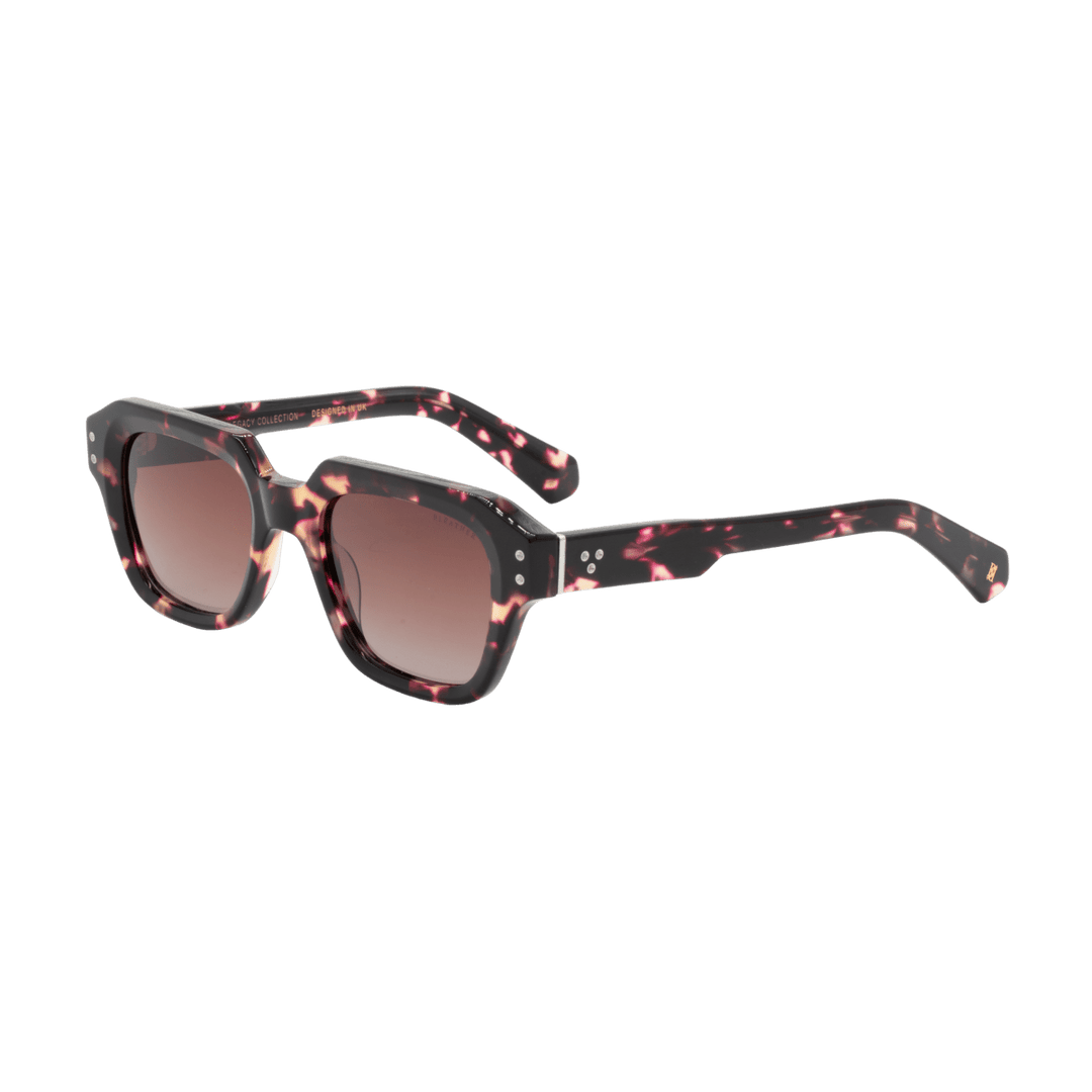 Lennox: Lunettes de soleil de luxe Marron/Coloré - Bleather Maroc