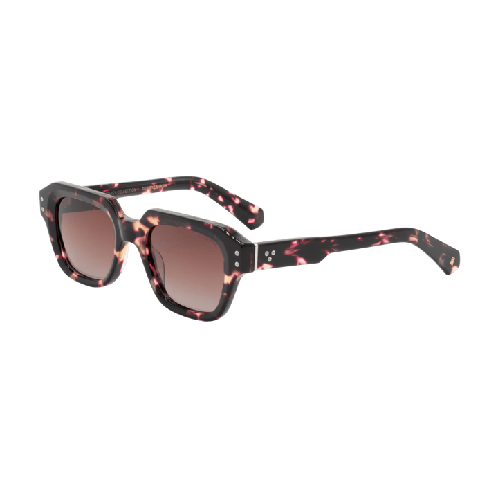 Lennox: Lunettes de soleil de luxe Marron/Coloré - Bleather Maroc