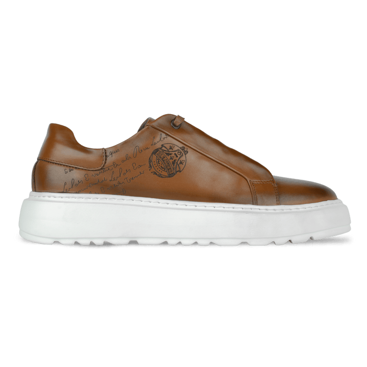 Lord : Sneakers Homme - Cuir Cognac - Bleather Maroc