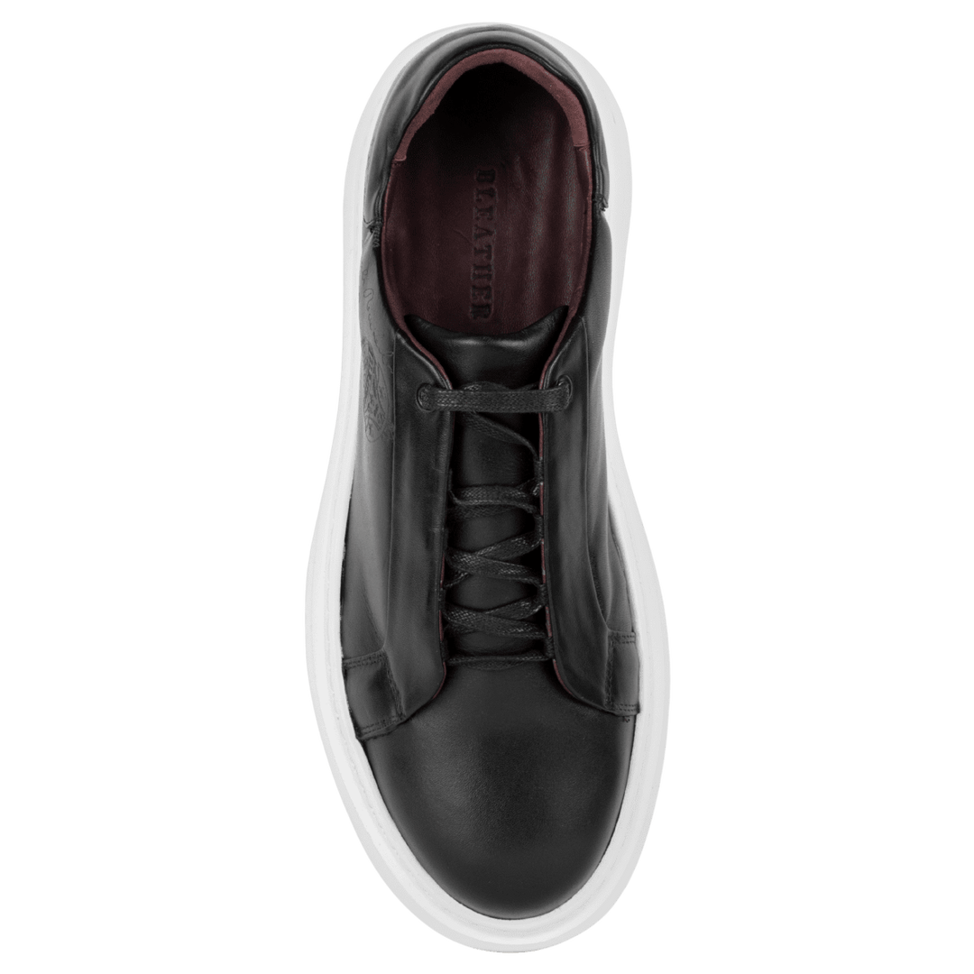 Lord : Sneakers Homme - Cuir Noir - Bleather Maroc