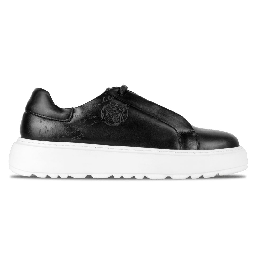 Lord : Sneakers Homme - Cuir Noir - Bleather Maroc