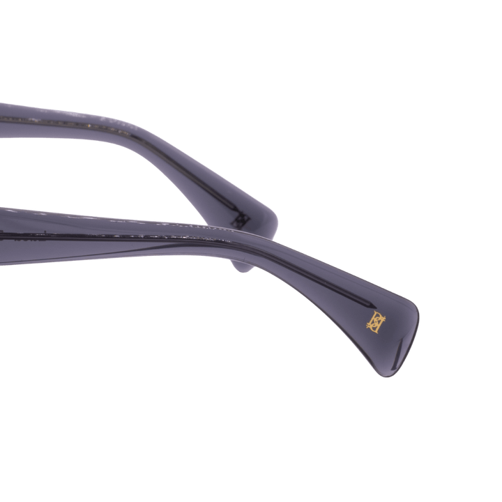 Luca: Lunettes de soleil de luxe Vert trans/Grey - Bleather Maroc