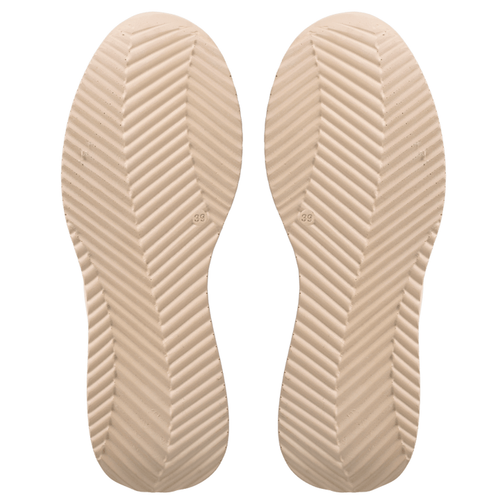 Lucy : Sneakers Femme - Cuir doré - Bleather Maroc