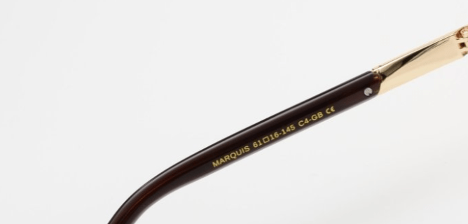 Marquis: Lunettes de soleil de luxe vert degrade - Bleather Maroc
