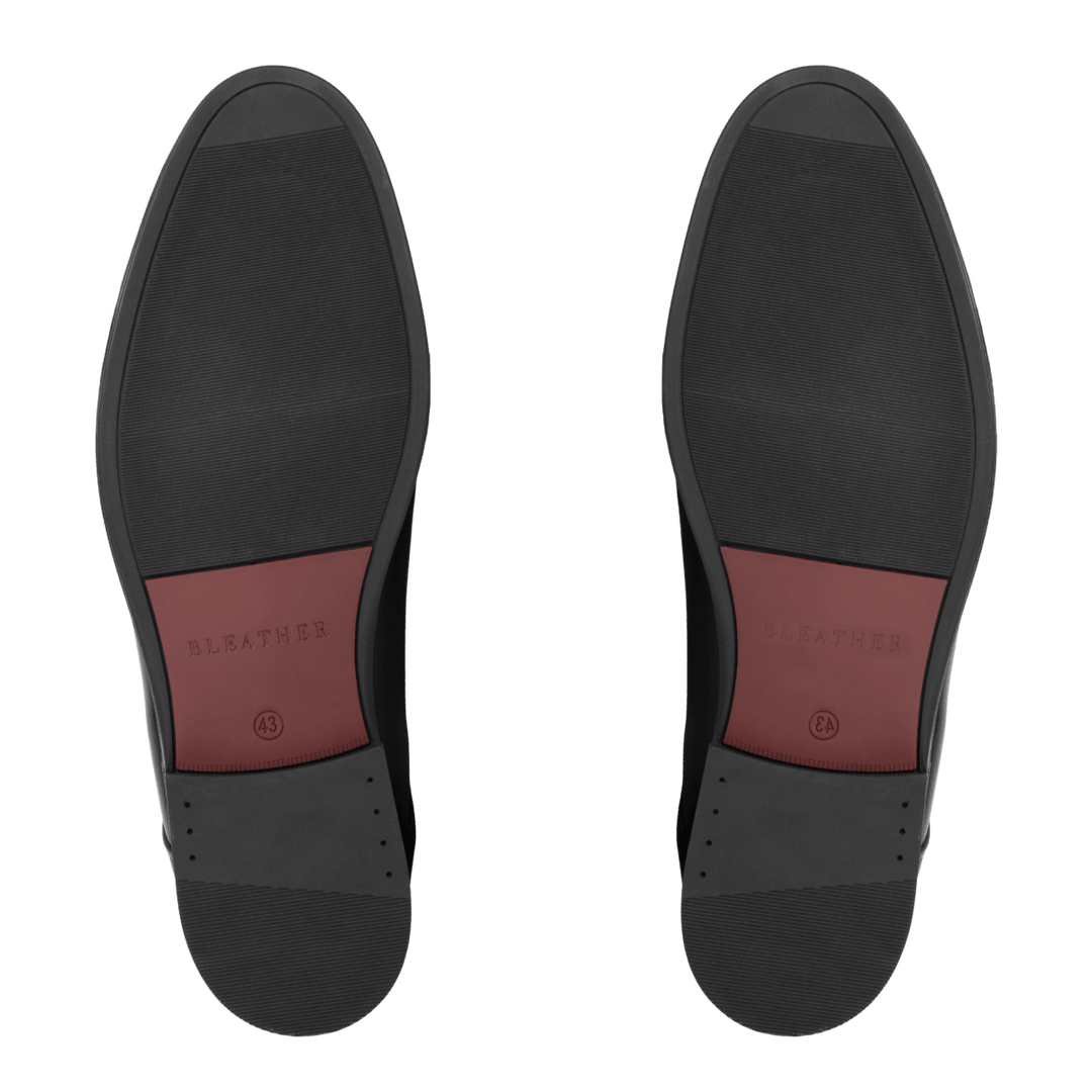 Maxim : Richelieu Homme - Cuir Noir - Bleather Maroc