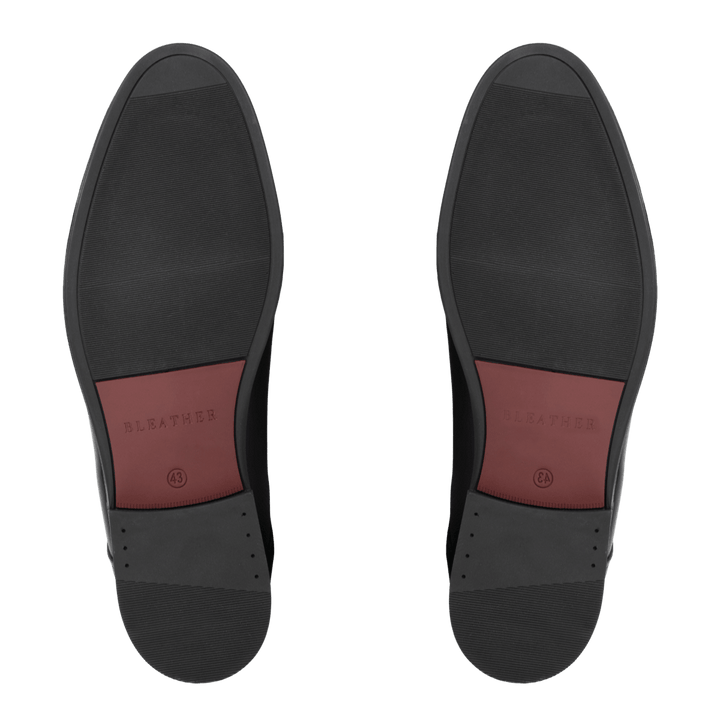 Maxim : Richelieu Homme - Cuir Noir - Bleather Maroc