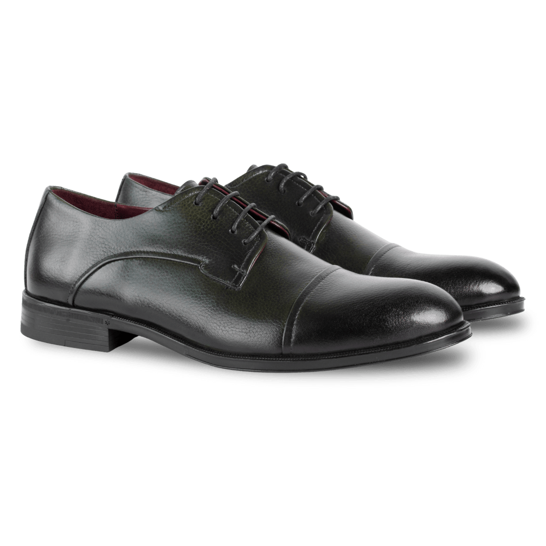 Maxim : Richelieu Homme - Cuir Noir - Bleather Maroc