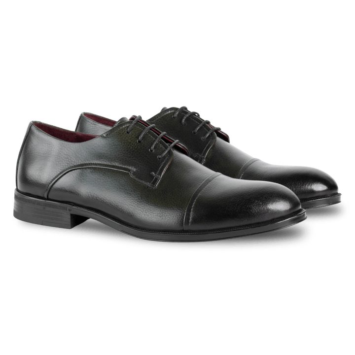 Maxim : Richelieu Homme - Cuir Noir - Bleather Maroc