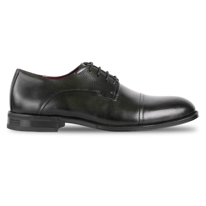 Maxim : Richelieu Homme - Cuir Noir - Bleather Maroc