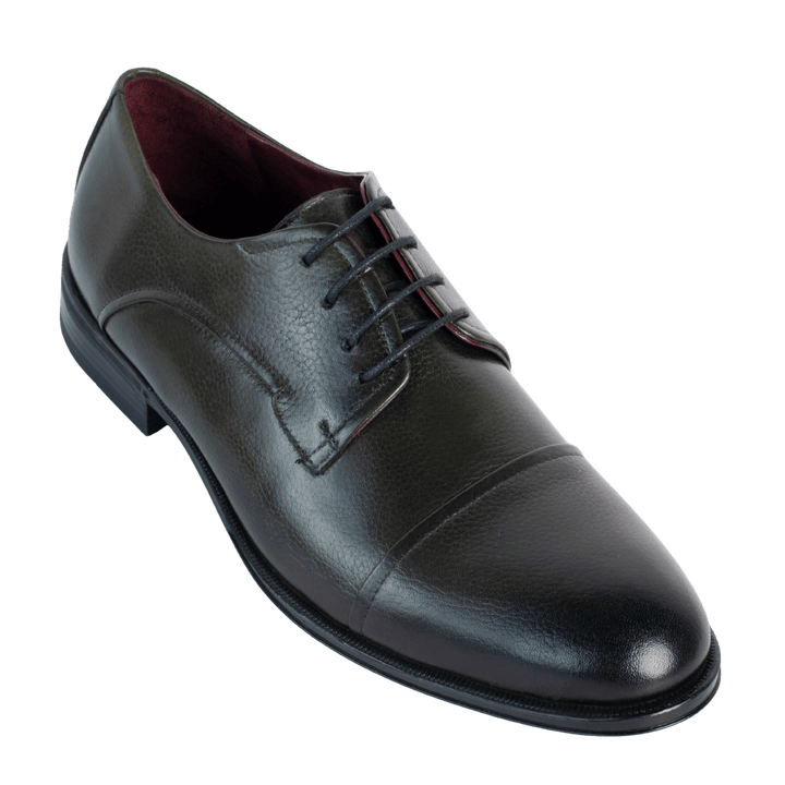 Maxim : Richelieu Homme - Cuir Noir - Bleather Maroc