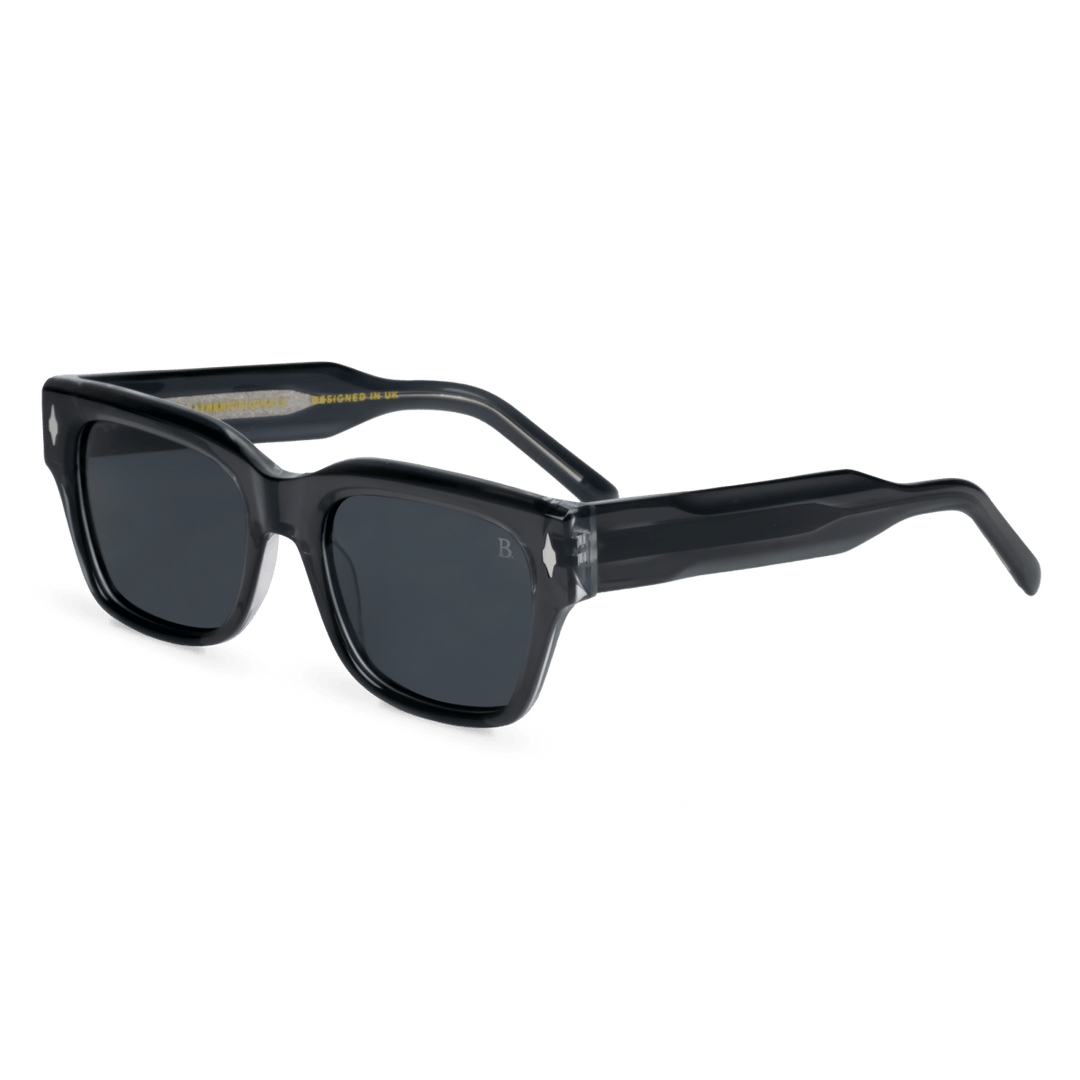 Meteor S': Lunettes de soleil de luxe Noir - Bleather Maroc