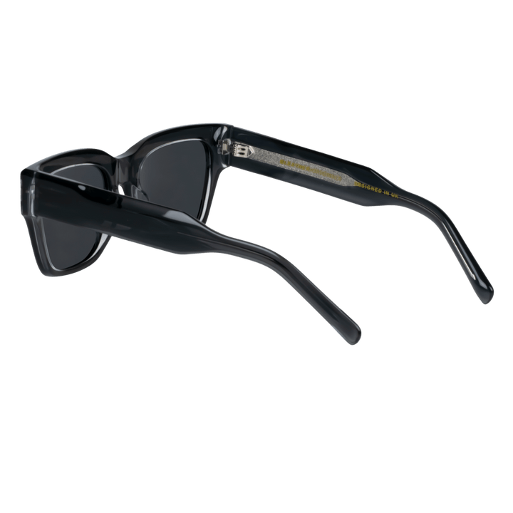 Meteor S': Lunettes de soleil de luxe Noir - Bleather Maroc