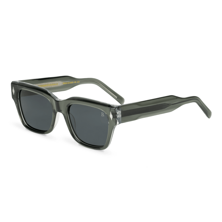 Meteor S': Lunettes de soleil de luxe Vert - Bleather Maroc