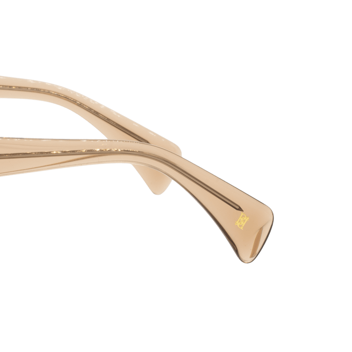 Milo: Lunettes de soleil de luxe Mr trans/Havane - Bleather Maroc