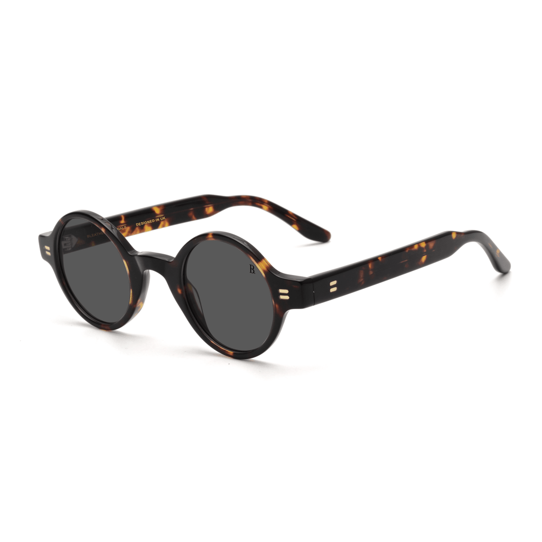 Moss: Lunettes de soleil de luxe Havane - Bleather Maroc