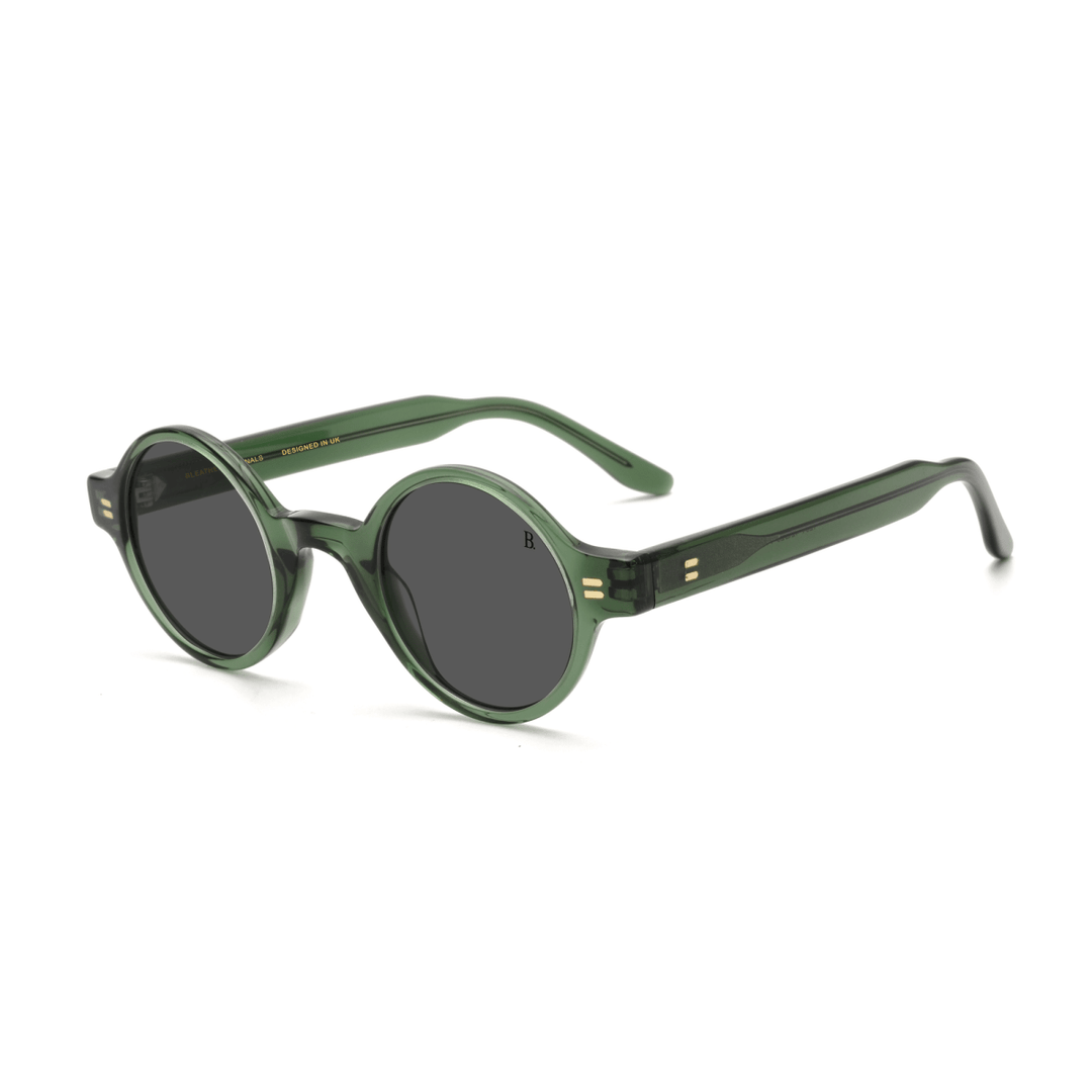 Moss: Lunettes de soleil de luxe Vert - Bleather Maroc