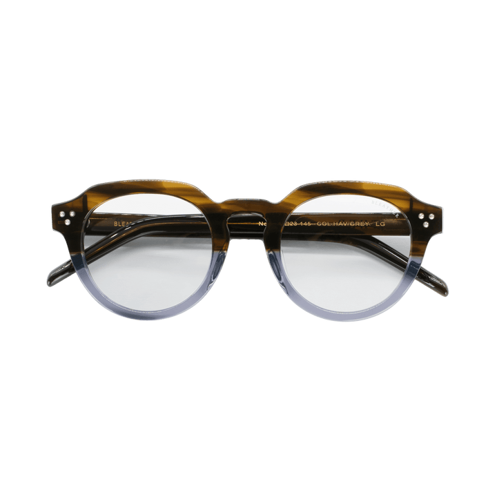 Noa: Lunettes de soleil de luxe Havane/Gris - Bleather Maroc