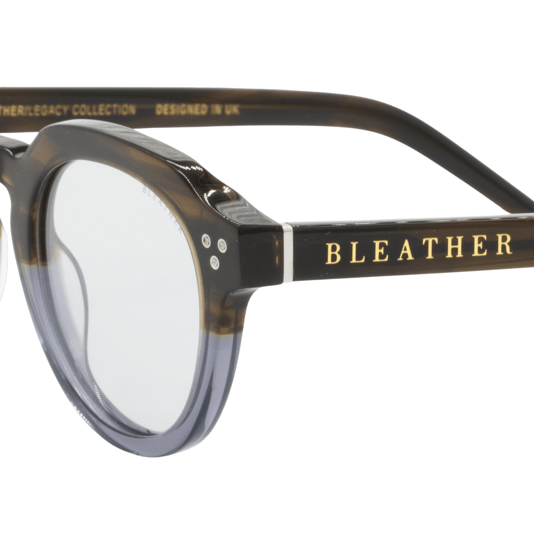 Noa: Lunettes de soleil de luxe Havane/Gris - Bleather Maroc