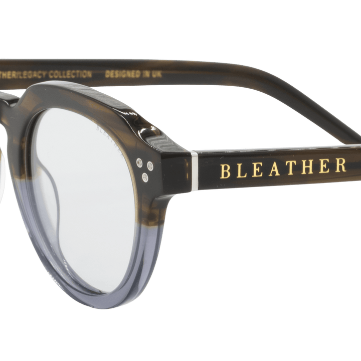 Noa: Lunettes de soleil de luxe Havane/Gris - Bleather Maroc