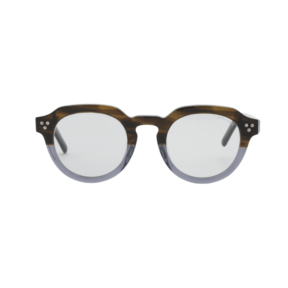 Noa: Lunettes de soleil de luxe Havane/Gris - Bleather Maroc