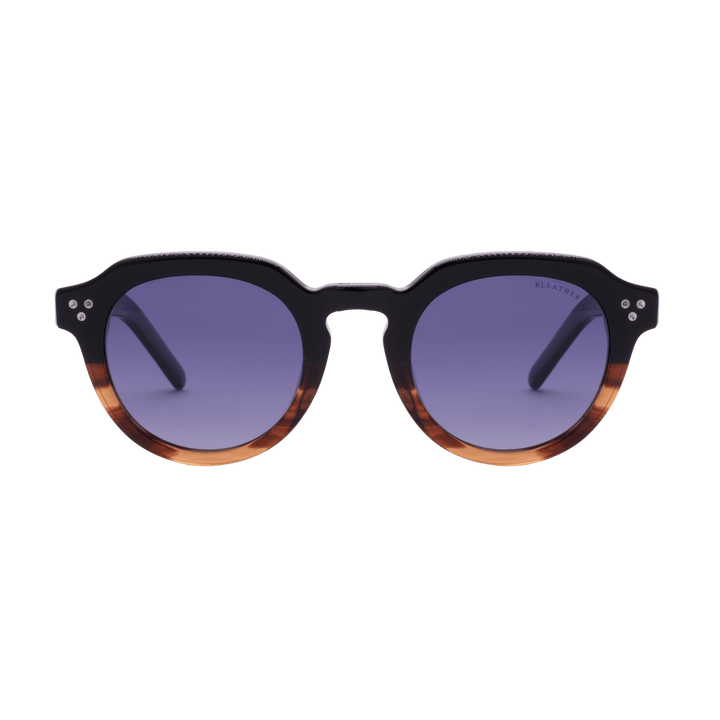 Noa: Lunettes de soleil de luxe Noir/Noir;Havane - Bleather Maroc